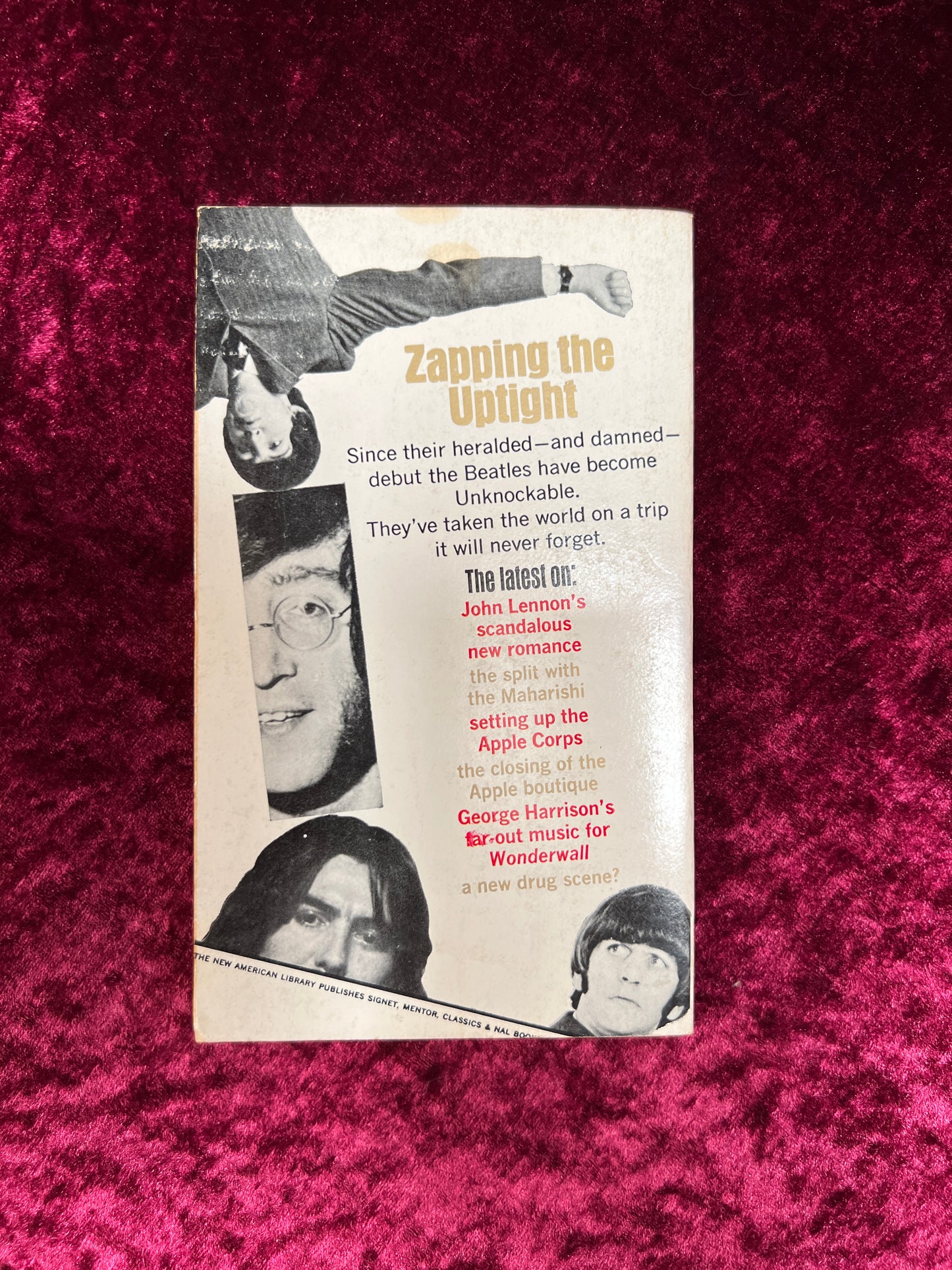 Vintage Paperback Book - The Beatles - Anthony Scaduto - Signet Books 1968