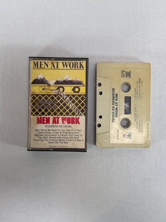 Cassette Tape - Men at Work - Business As Usual - 1981