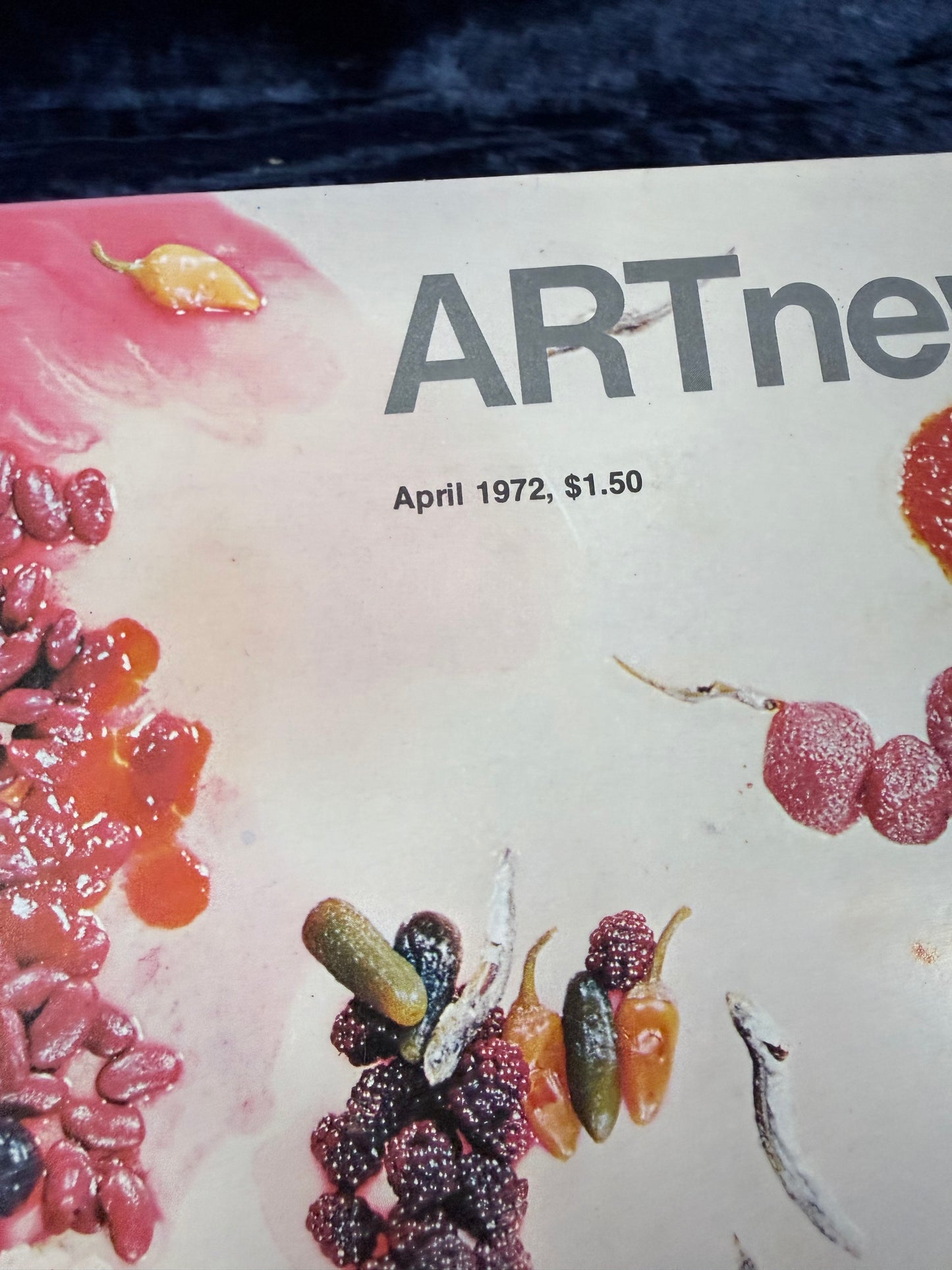 Vintage Paper ARTnews Magazine – Ed Ruscha Sweet and Sour April 1972