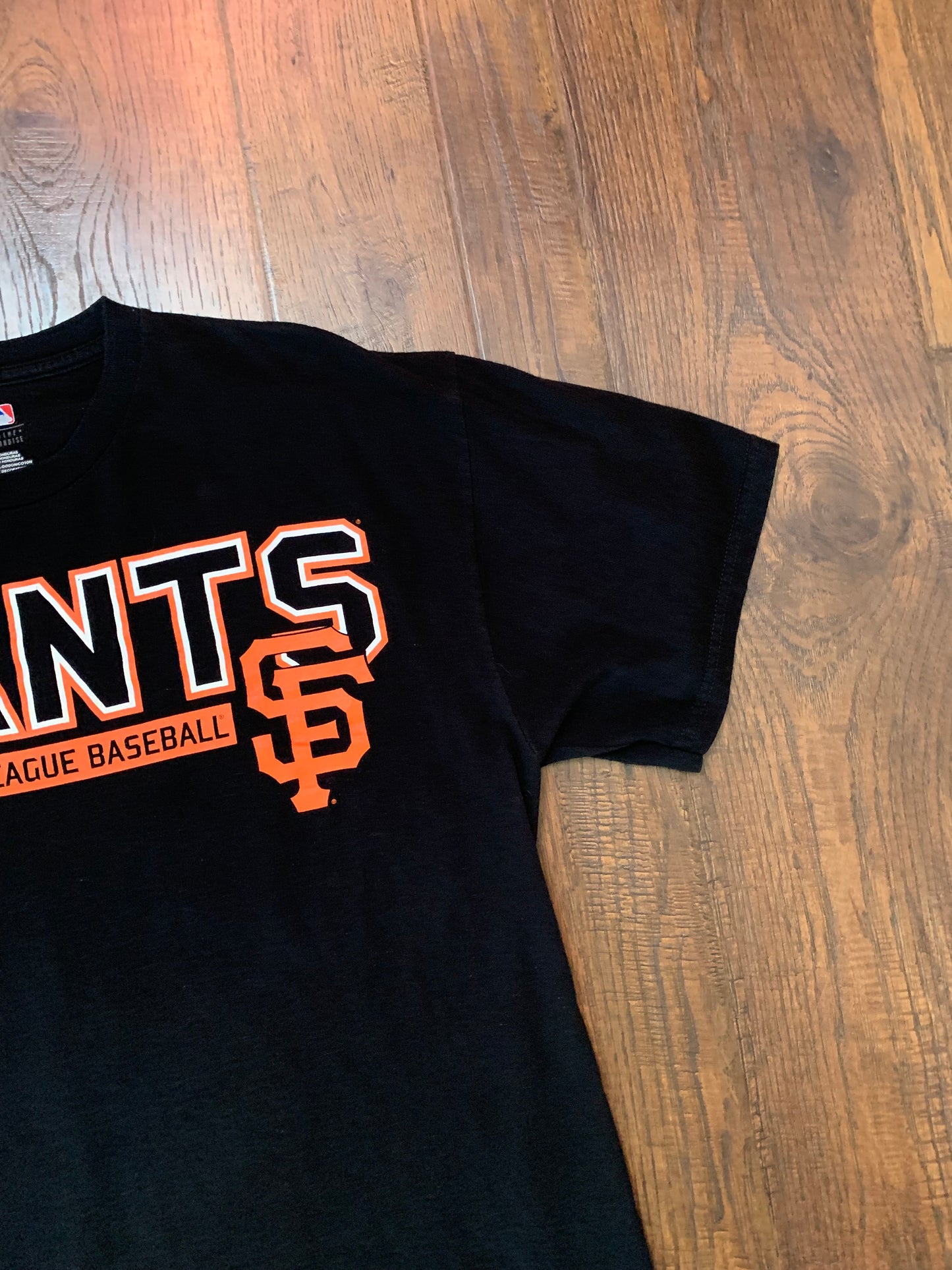 Genuine MLB Merchandise - SF Giants Graphic T-Shirt - Lincecum #55 - Black - X-Large