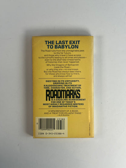 Vintage Paperback - Roadmarks - Roger Zelazny - 1983 Fourth Printing