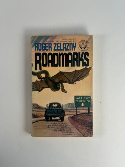 Vintage Paperback - Roadmarks - Roger Zelazny - 1983 Fourth Printing