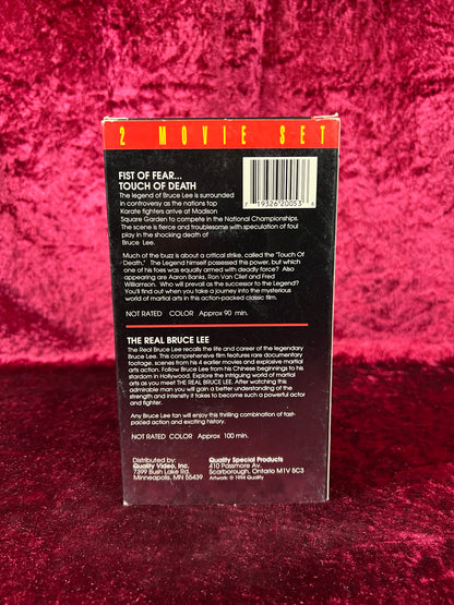 VHS - Box Set - Fist Of Fear...Touch Of Death / The Real Bruce Lee - 1994