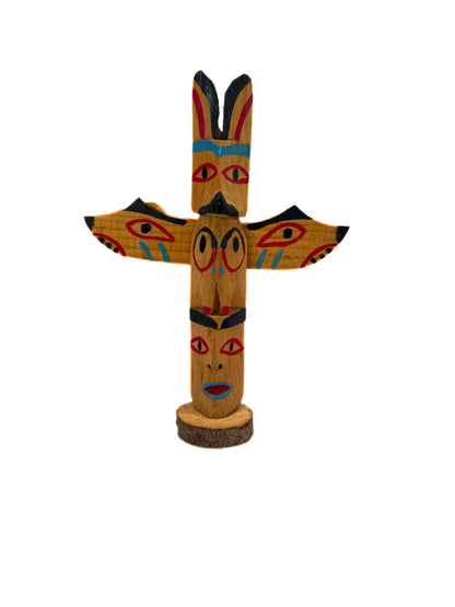 Vintage Totem - Thunderbird - "British Columbia West Coast Indians" - 4.75" Tall