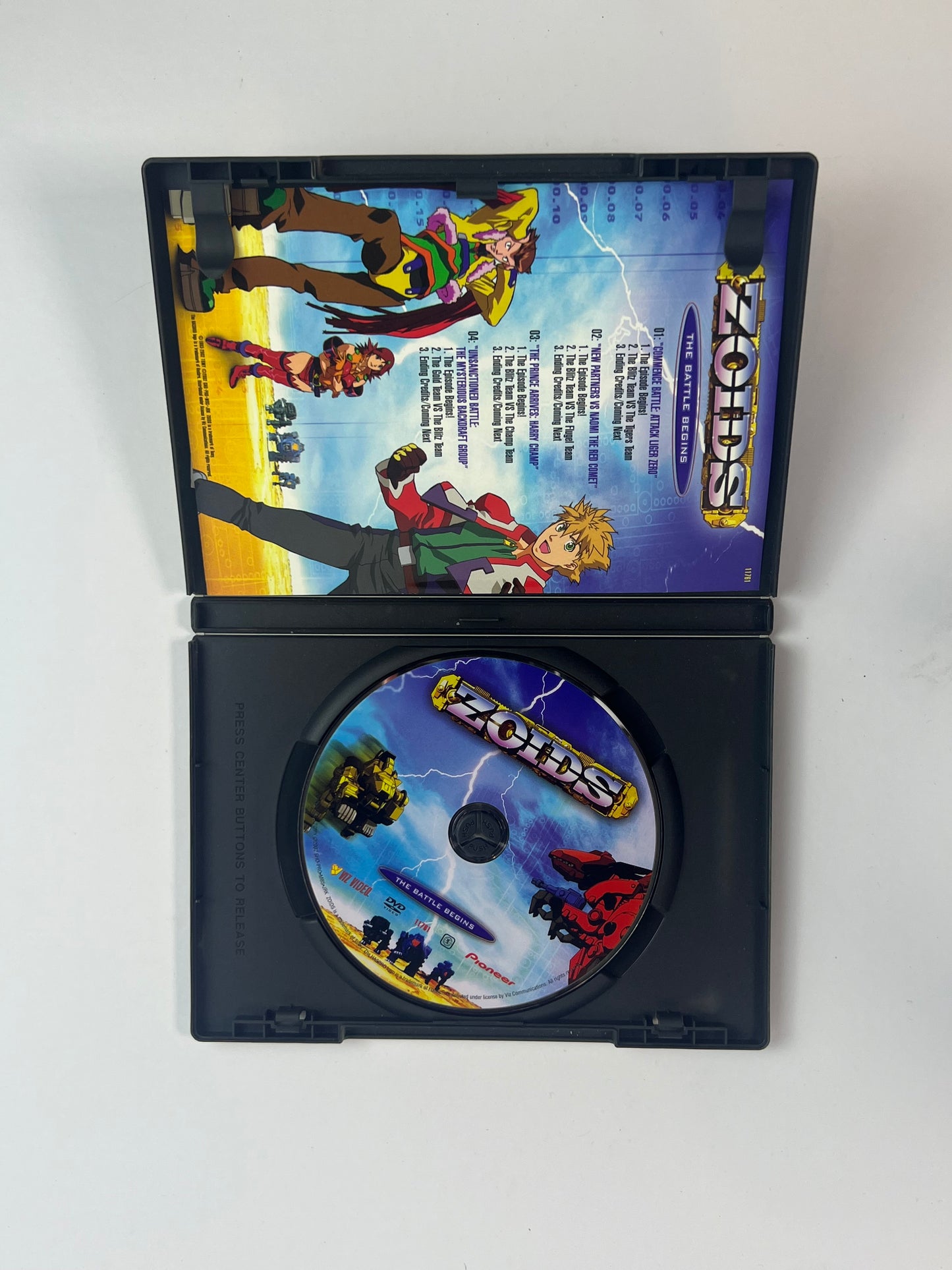 DVD - ZOIDS - The Battle Begins - English - Pioneer - Viz Video - 2002