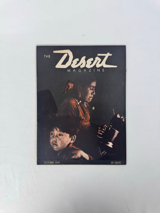 Vintage Ephemera - The Desert Magazine - October 1943