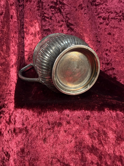 Antique Decor - Thai Silver Decanter with Handle - Floral Geometric Designs