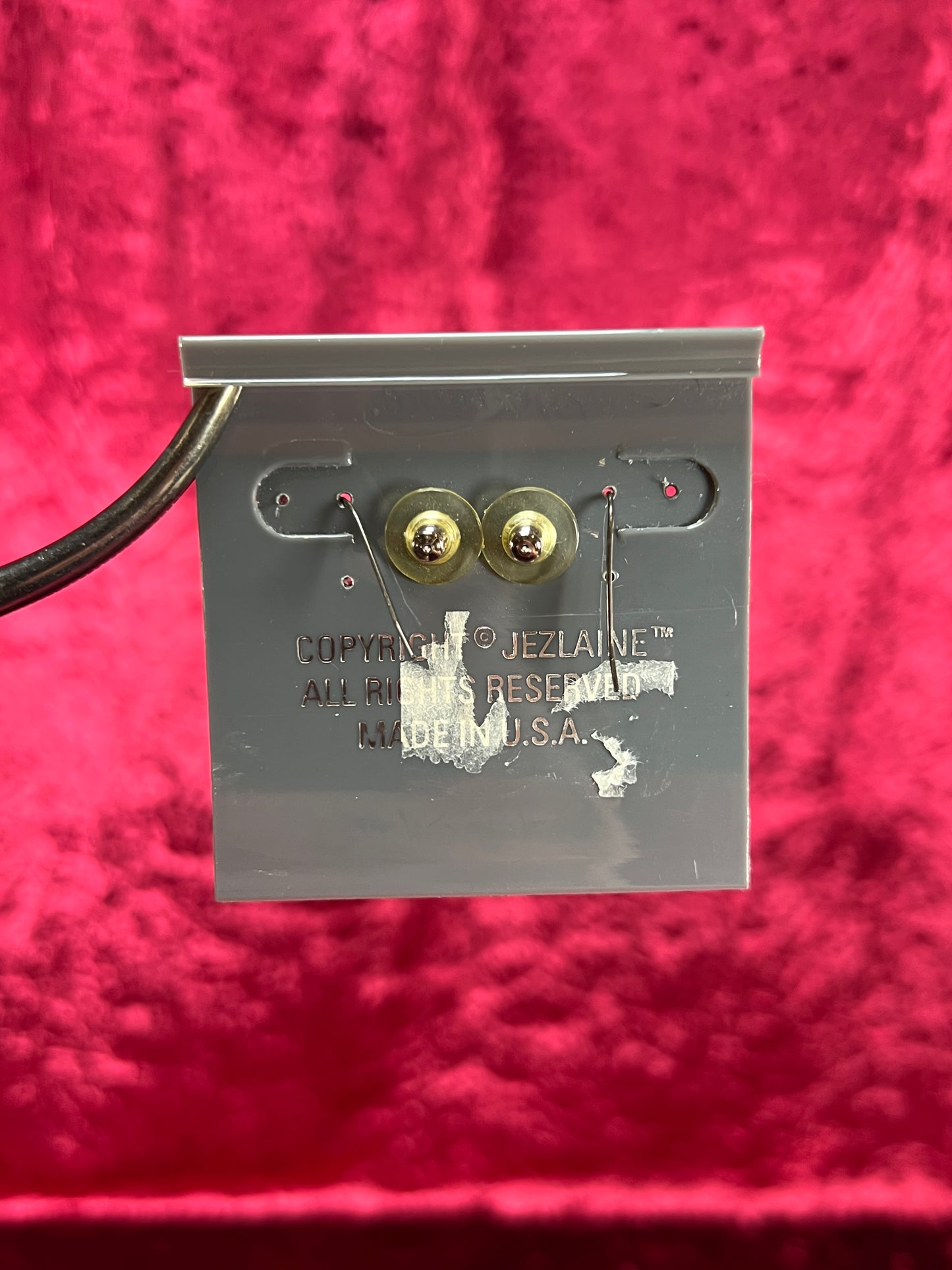 Vintage Jewelry - Studs and Dangling Earrings Set - Sterling Silver - Jezlaine - Made In USA