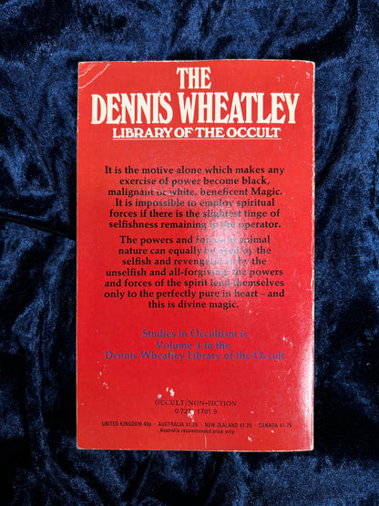 Vintage 1974 Occult Book – H.P. Blavatsky Studies in Occultism Dennis Wheatley Library