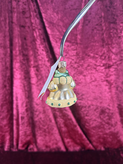 Vintage Christmas - Handblown Glass Ornament - Frog King - Patricia Breen - Poland - 2006