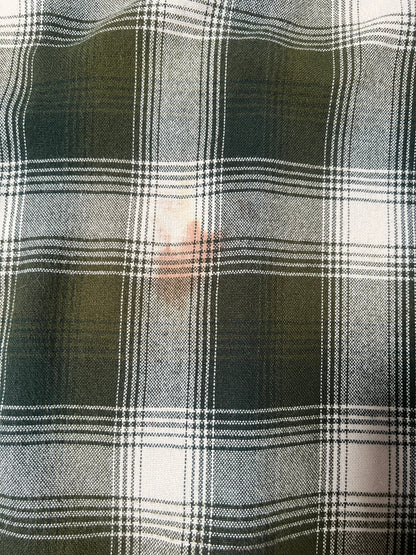 Vintage Clothing - Flannel Shirt - Green Plaid - Large - Back Packer Sportswear