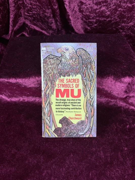 Vintage The Sacred Symbols of Mu by James Churchward 1968 Paperback Library First Printing
