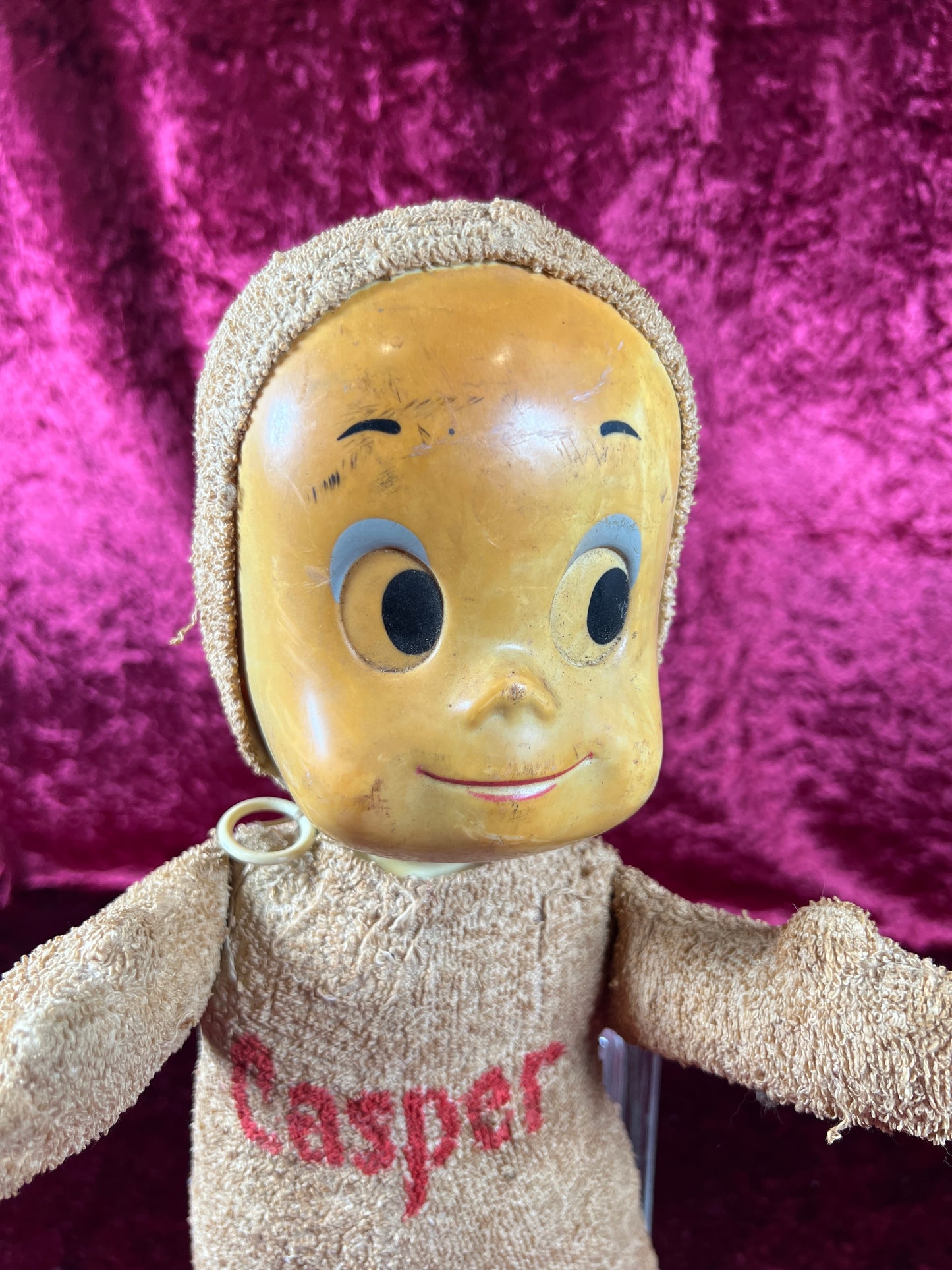 Vintage Collectibles - Pull String Talking Doll - Casper The Friendly Ghost - Mattel