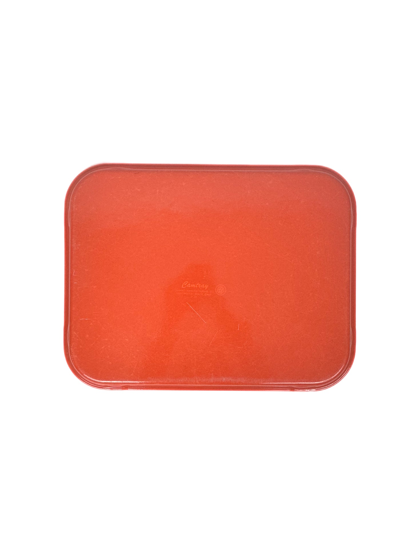 Vintage Cambro Orange Fiberglass Serving Tray