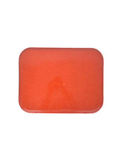 Vintage Cambro Orange Fiberglass Serving Tray