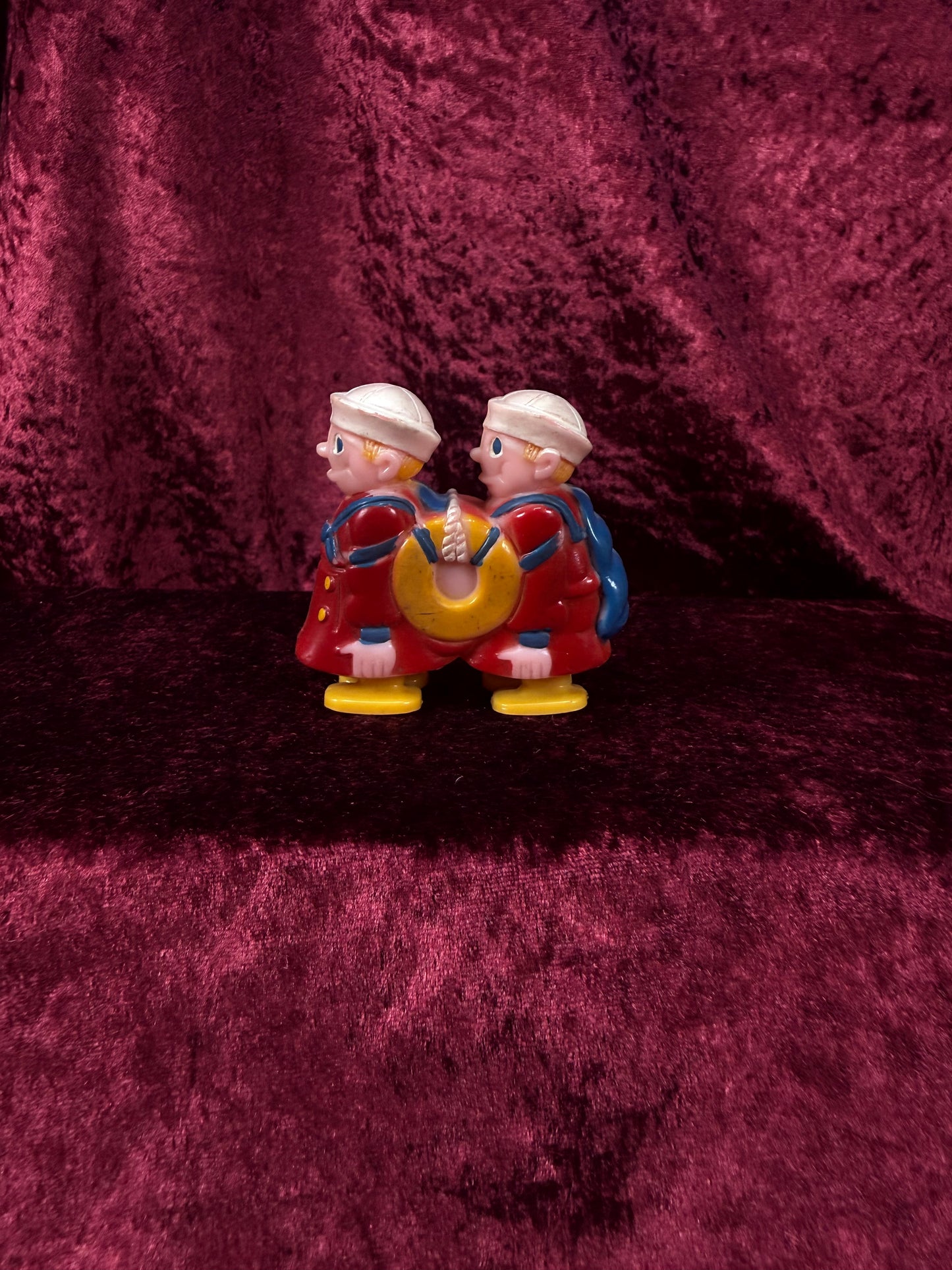 Vintage Ramp Walker Plastic Toy Set – Duck Sailor Piggy Kitsch Novelty Lot