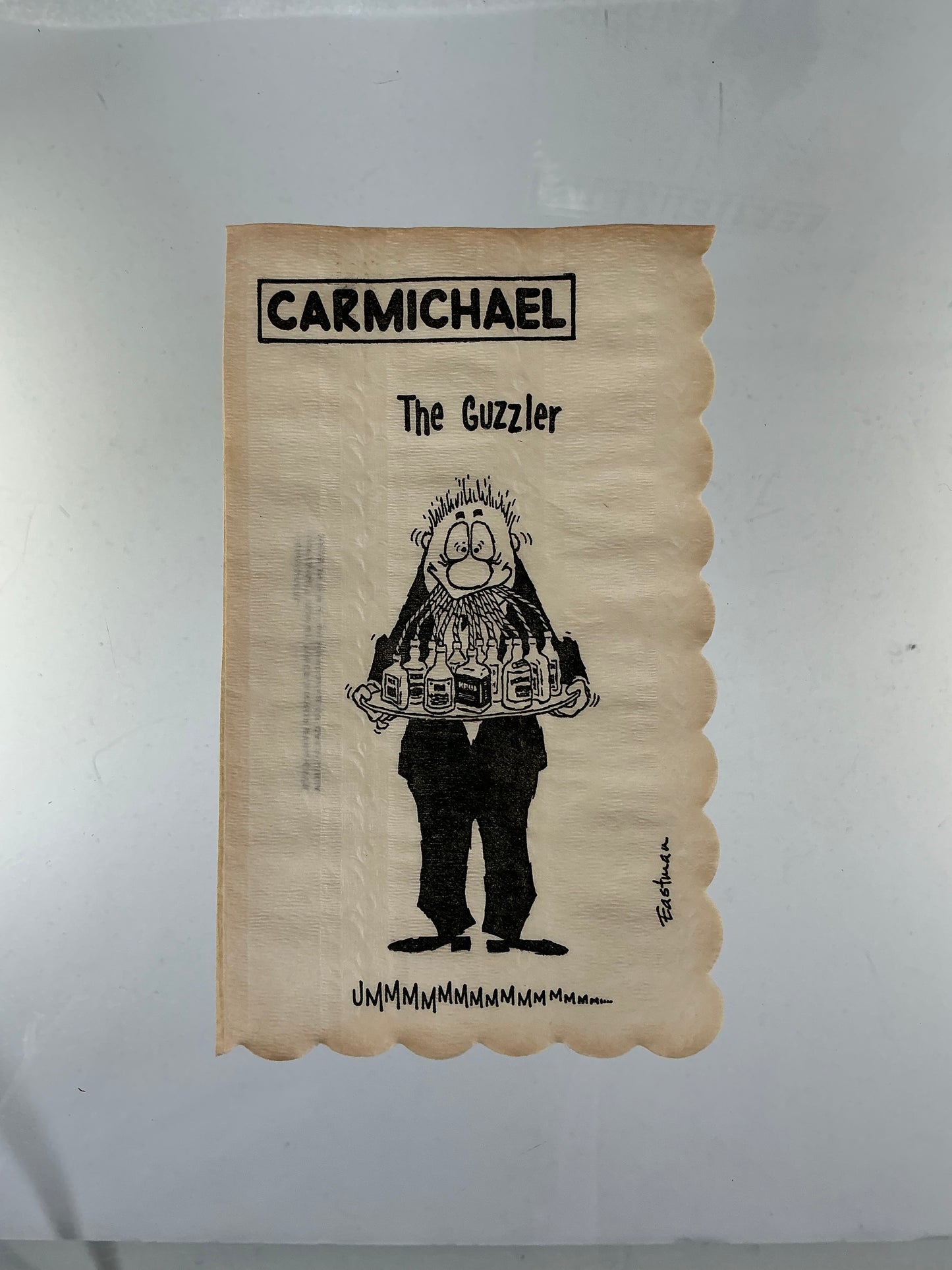 Vintage Cocktail Napkins - Carmichael by Eastman - Illustrated Icebreakers - 1950s