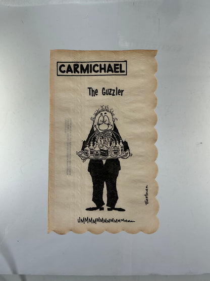 Vintage Cocktail Napkins - Carmichael by Eastman - Illustrated Icebreakers - 1950s