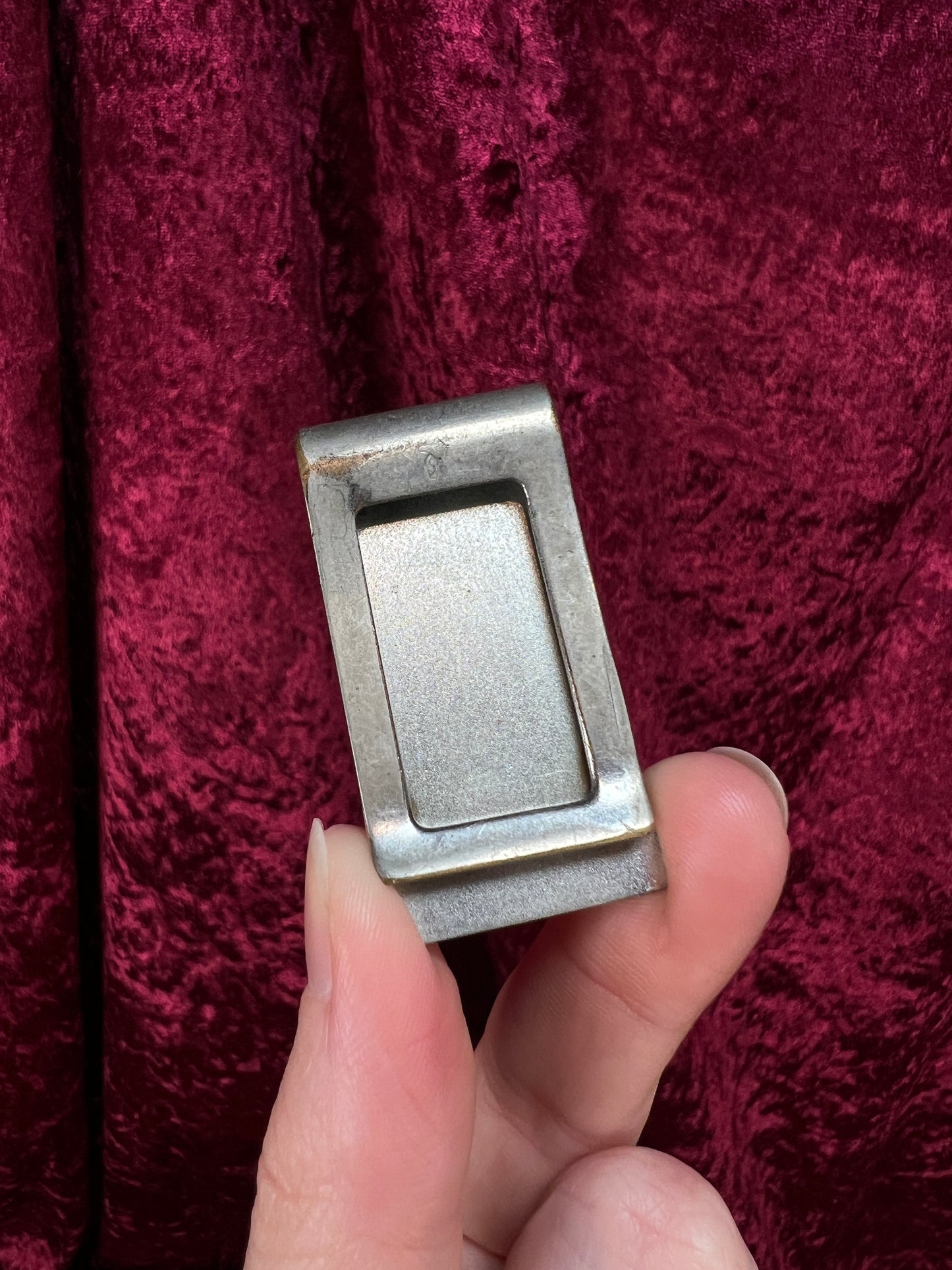 Vintage Metal Money Clip - Masonic Blue Lodge Emblem