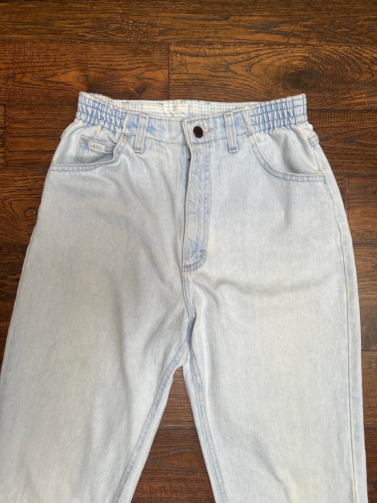 Vintage Clothing - High Waist Jeans - Light Acid Wash - Small - Lee