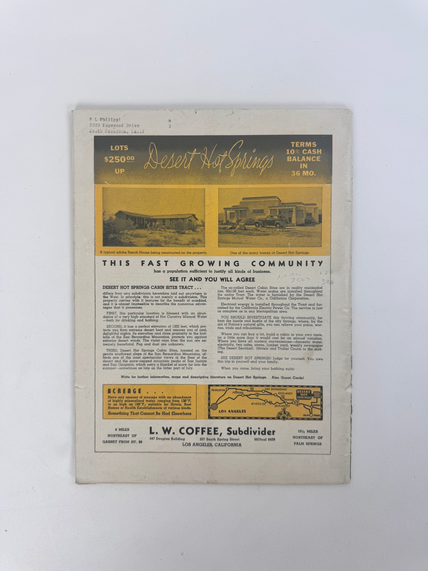 Vintage Ephemera - The Desert Magazine - February 1942