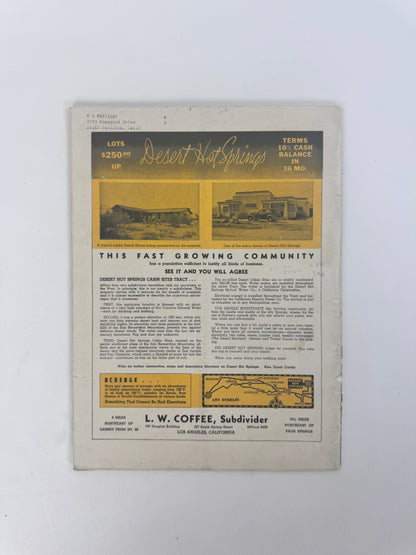 Vintage Ephemera - The Desert Magazine - February 1942