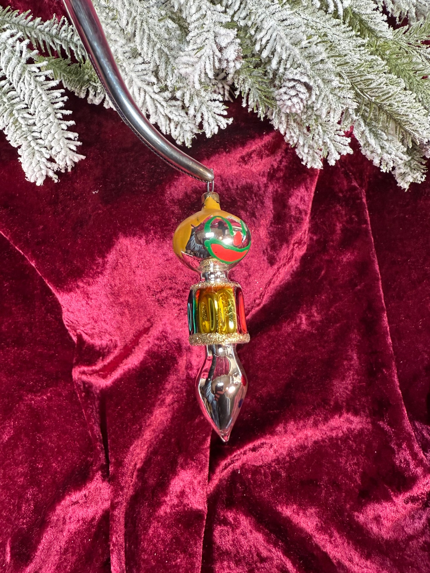 Vintage Christmas - Handblown Glass Ornament - Little Clown - Soffieria De Carlini - Italy