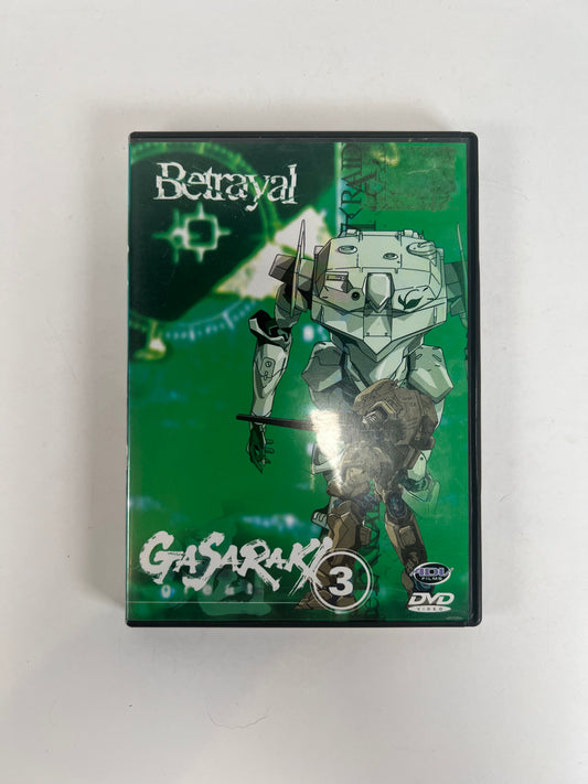DVD - Gasaraki - Volume 3: Betrayal - English / Japanese - ADV Films - 2000