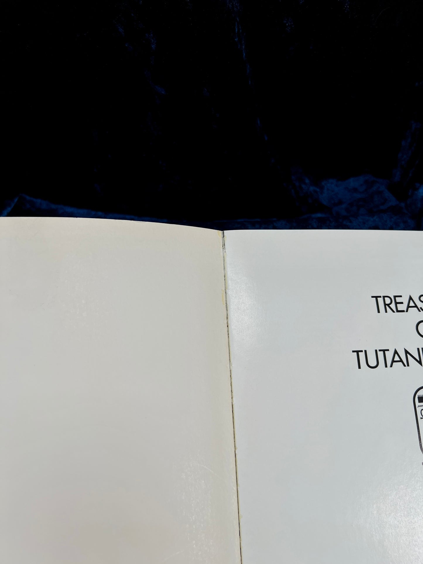 Vintage Treasures of Tutankhamun Exhibition Catalog - 1976 Metropolitan Museum Egyptian Art Book