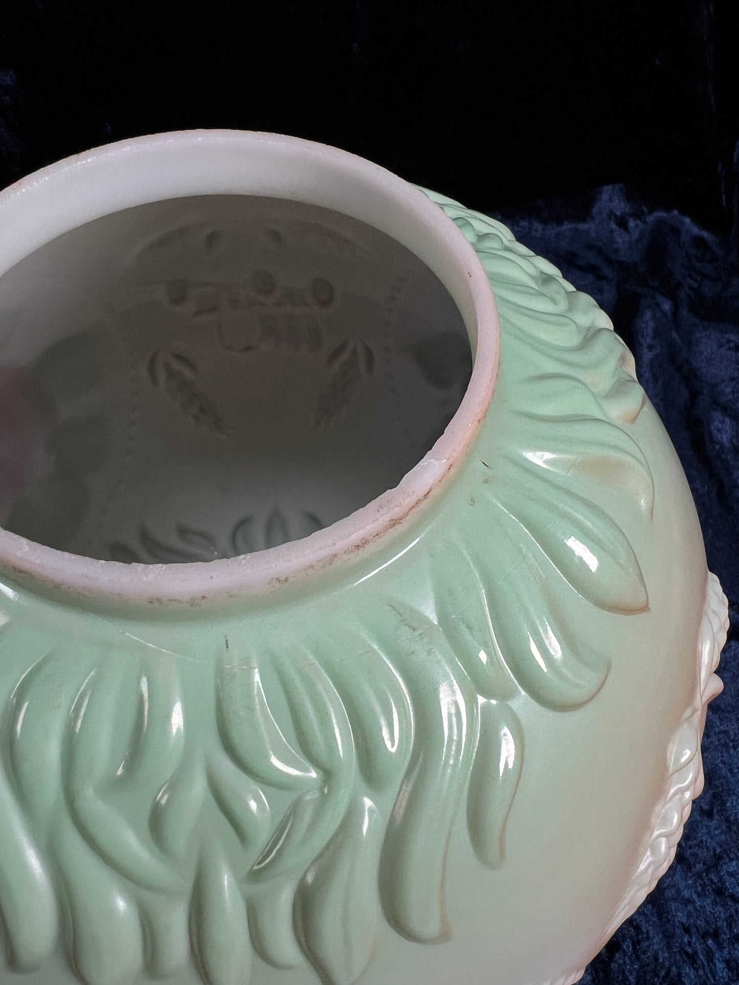 Vintage Fenton Milk Glass Table Lamp – Hand Painted Roses Double Globe Hurricane Parlor Style