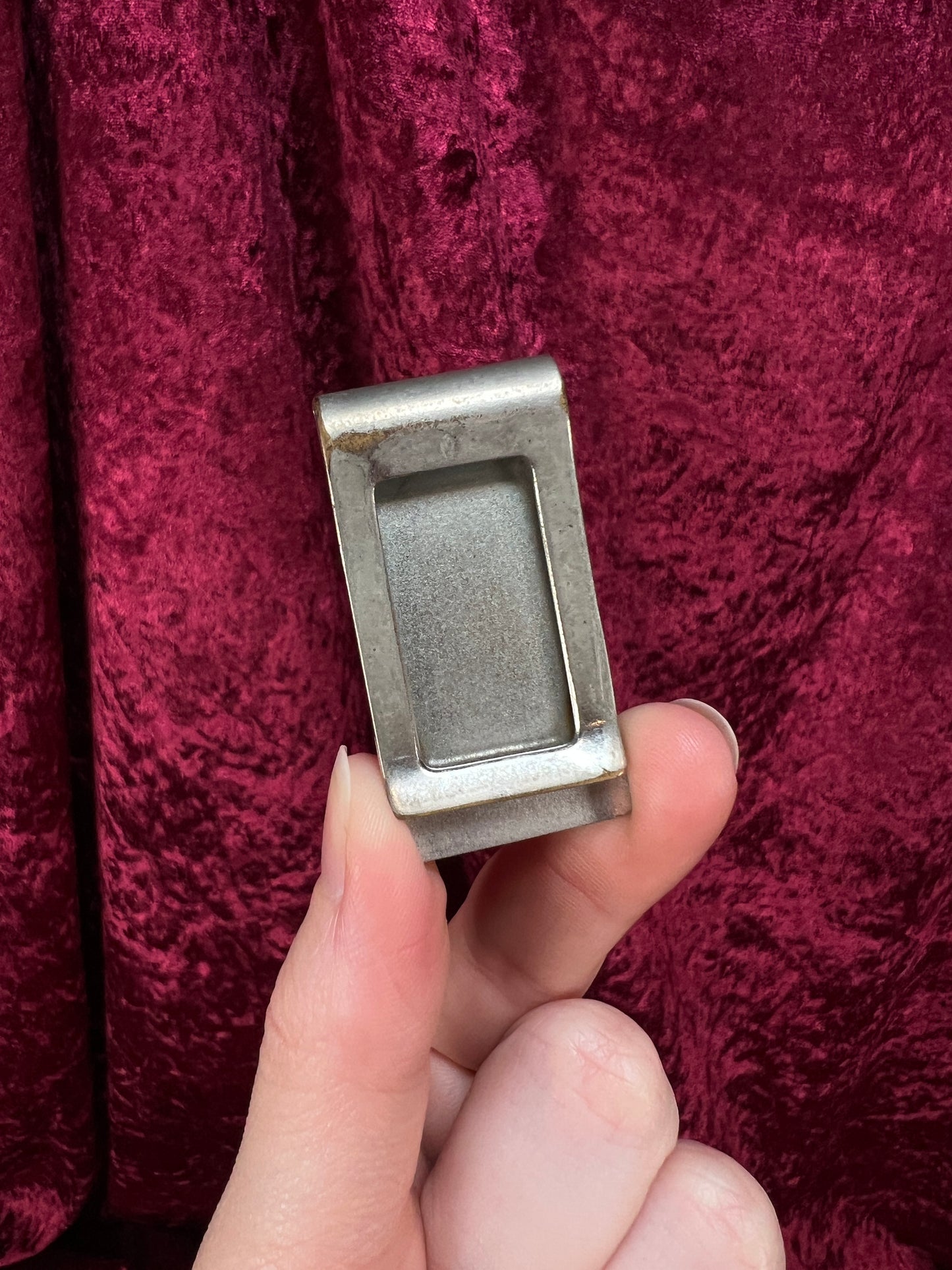Vintage Metal Money Clip - Masonic Blue Lodge Emblem