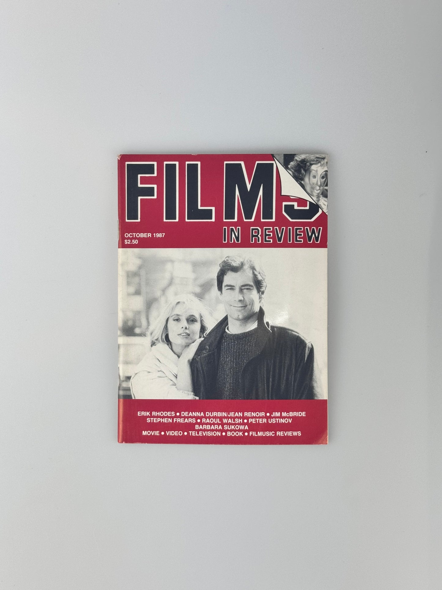 Films In Review Magazine - October 1987 - Erik Rhodes, Jean Renoir, Jim McBride, Spaceballs, Robocop