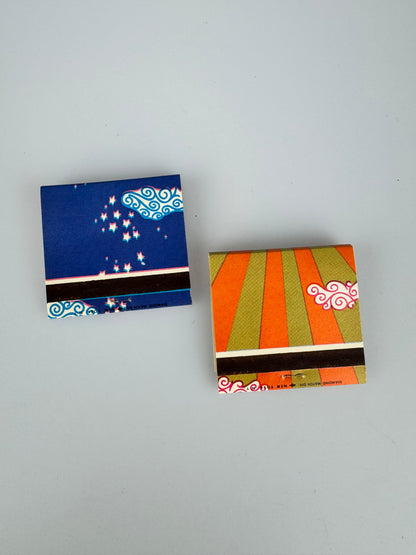 Vintage 1970s Matchbooks - Sun and Moon