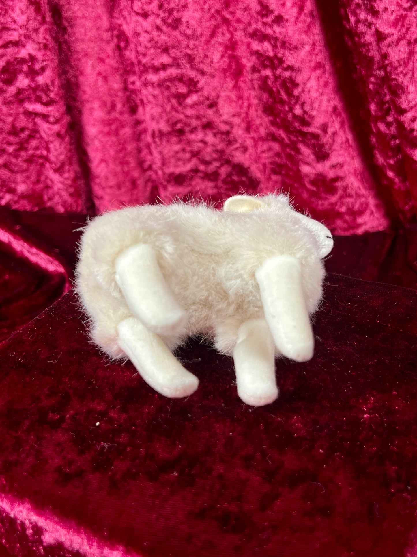 Vintage Collectibles - Miniature Stuffed Toy - Flori the Sheep - 1518/11 - Steiff - Germany