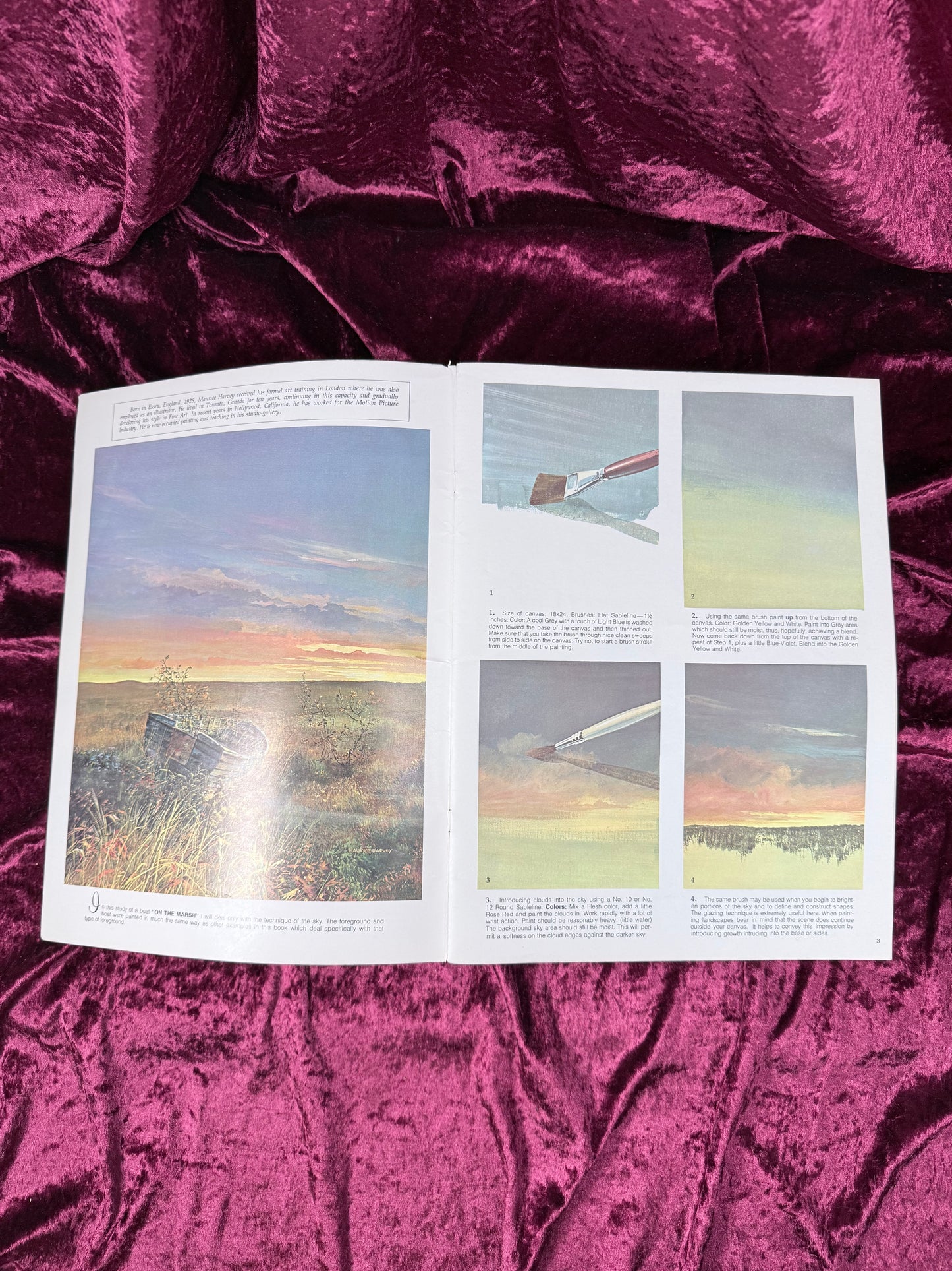 Vintage Art Instruction Magazine - Landscape Seascape In Acrylics Walter T. Foster Guide