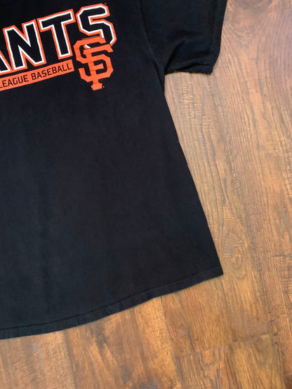 Genuine MLB Merchandise - SF Giants Graphic T-Shirt - Lincecum #55 - Black - X-Large