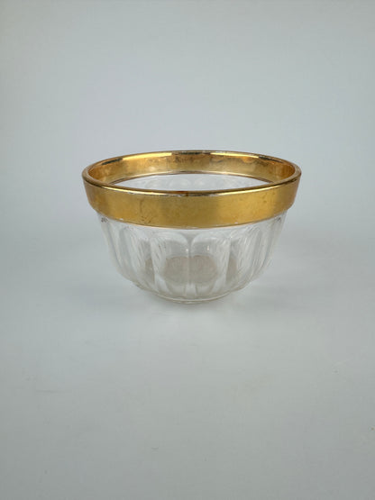 Vintage Mikasa Cambria Gold Small Fruit Dessert Bowl