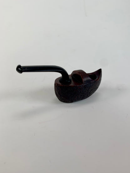 Vintage Smoking Pipe - Voldendam Holland Souvenir Shoe Hand Pipe