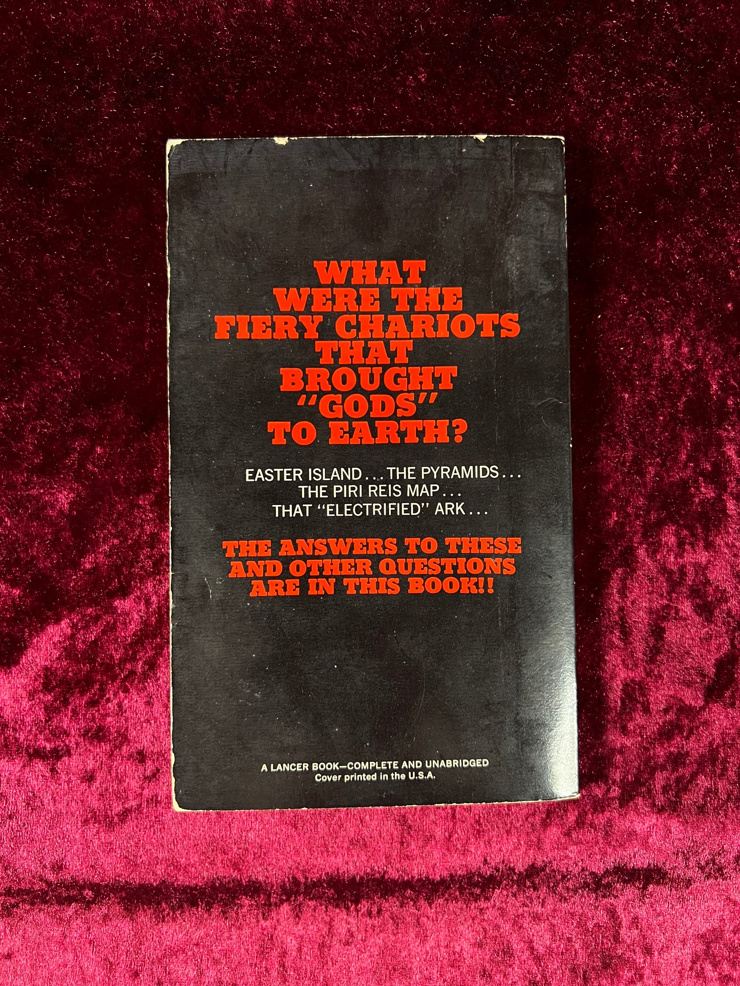 Vintage Paperback Book – Crash Go The Chariots Clifford Wilson 1972 Lancer Books