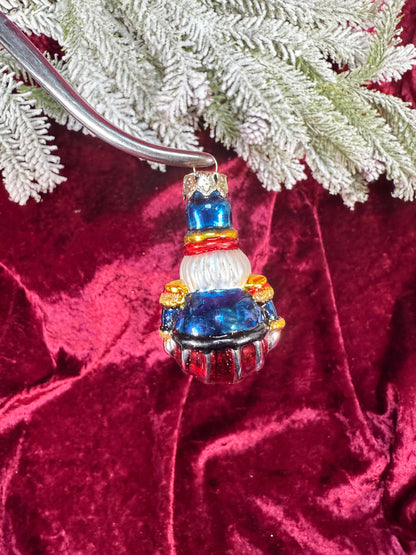 Vintage Christmas - Handblown Glass Ornament - Nutcracker