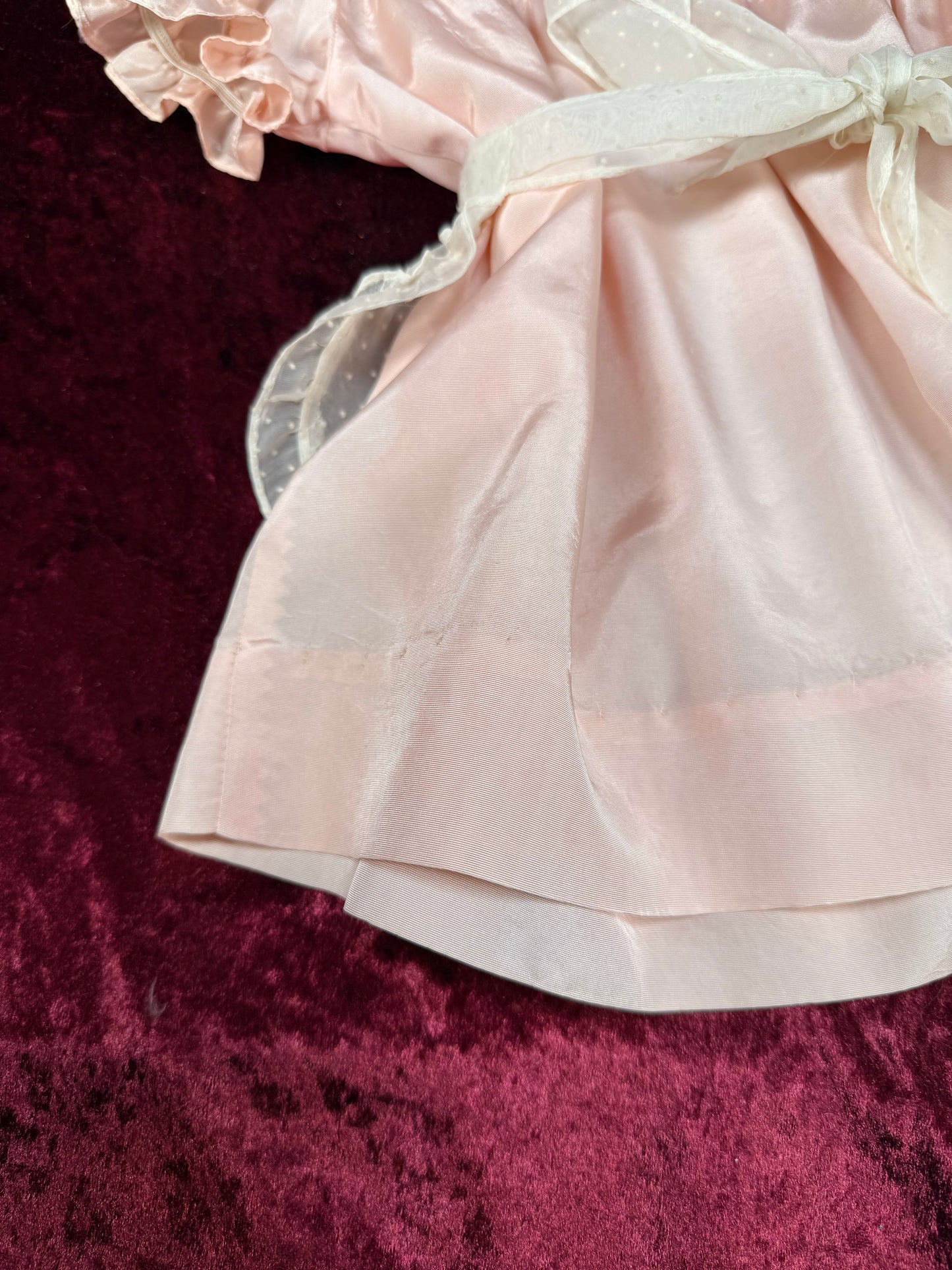 Vintage Mid Century Baby Dress – Pink Pinafore - Toni Togs - 18 Months