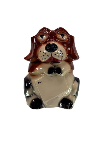 Vintage Ceramics - Beagle Dog Cookie Jar - McCoy Pottery Made in U.S.A