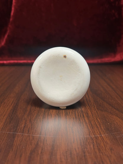 Vintage Trinket Box - Limoges Porcelain Pill / Snuff Box - French Courting Couple