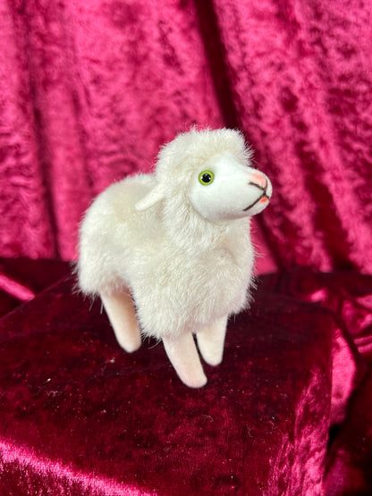 Vintage Collectibles - Miniature Stuffed Toy - Flori the Sheep - 1518/11 - Steiff - Germany