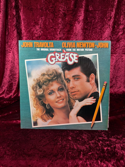 Vintage 12" Vinyl Record - Grease Original Motion Picture Soundtrack - Polygram Records - 1978