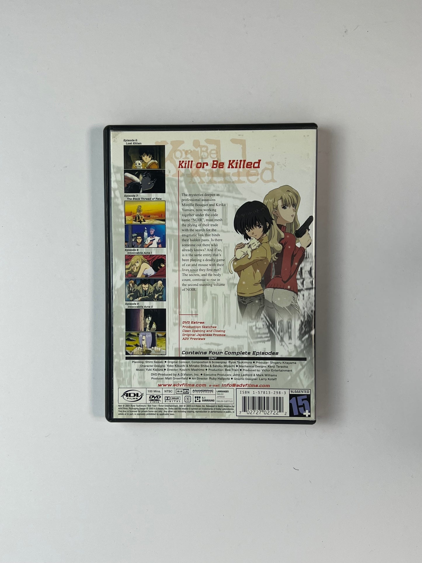 DVD - Noir - Volume 2: The Hit List - English / Japanese - ADV Films - 2003