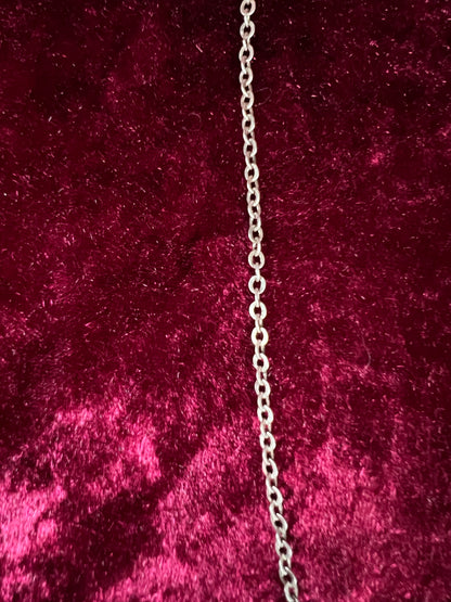 Vintage Sterling Silver Saint Christopher Necklace - Religious Medal Pendant