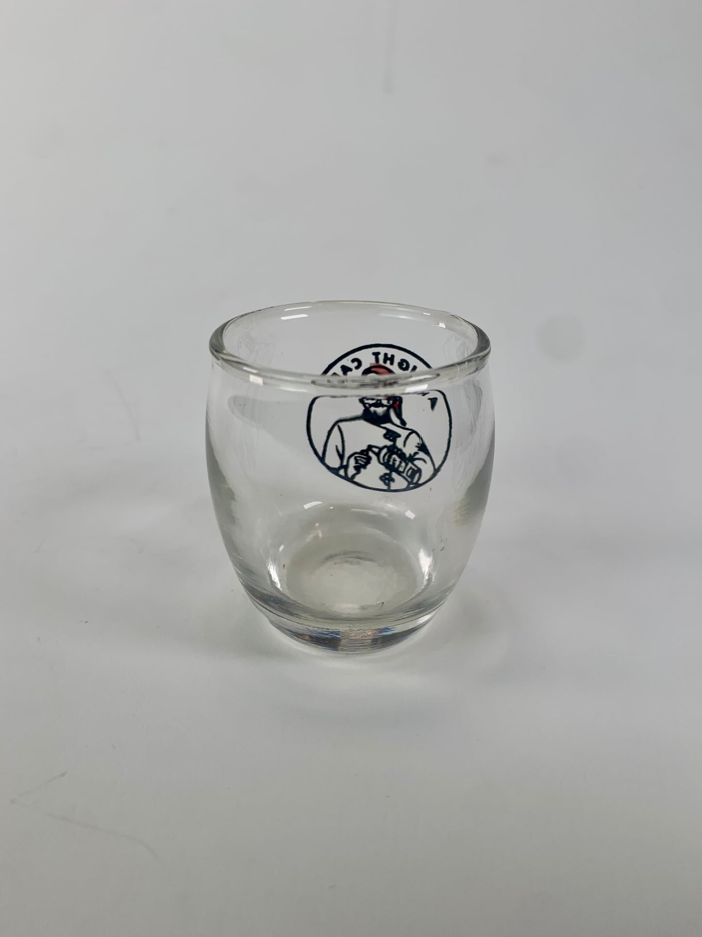 Vintage Shot Glass - A Night Cap - 1950s Novelty Gag Gift