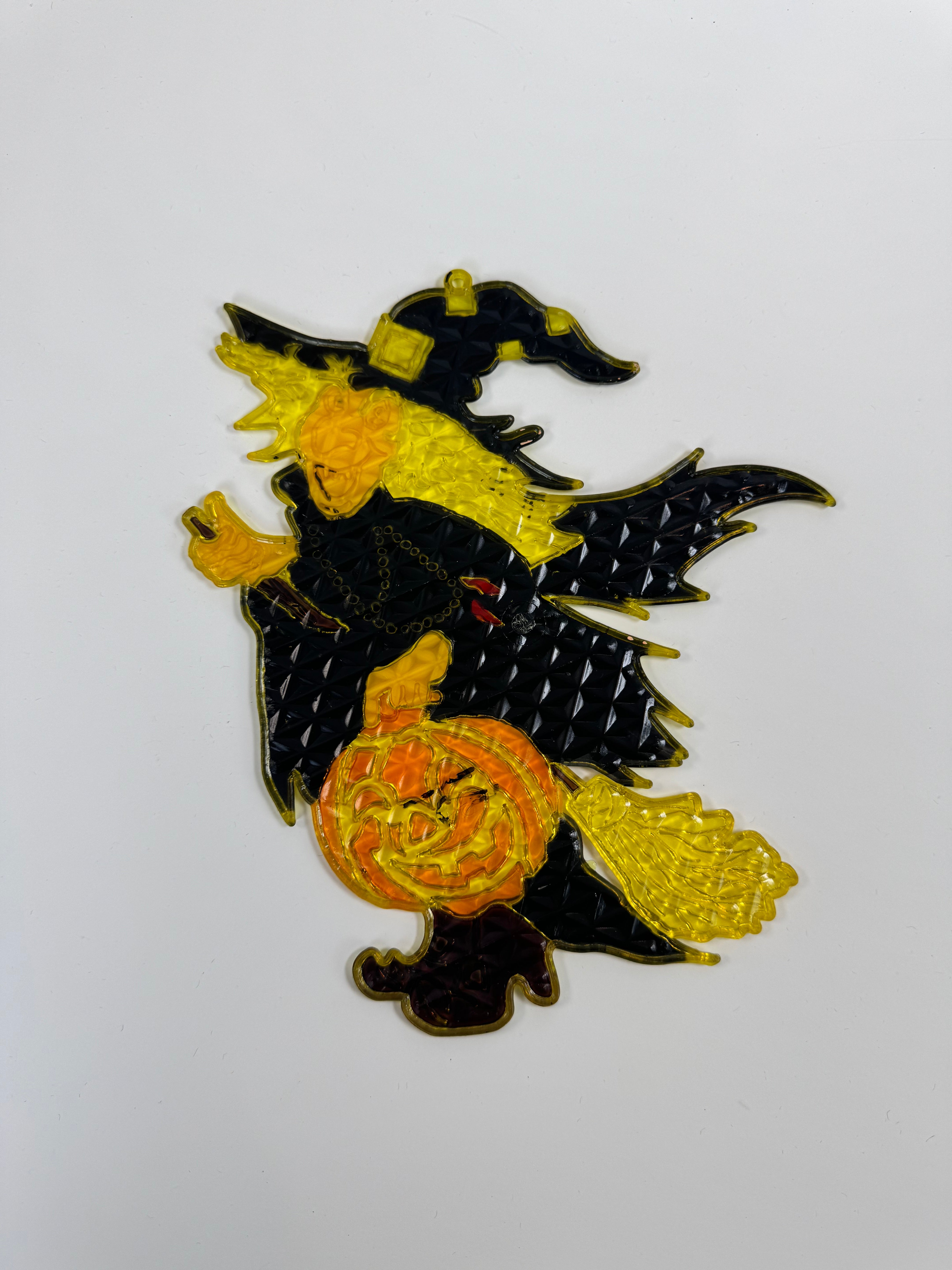 Vintage Halloween Decoration - Plastic Window Suncatcher