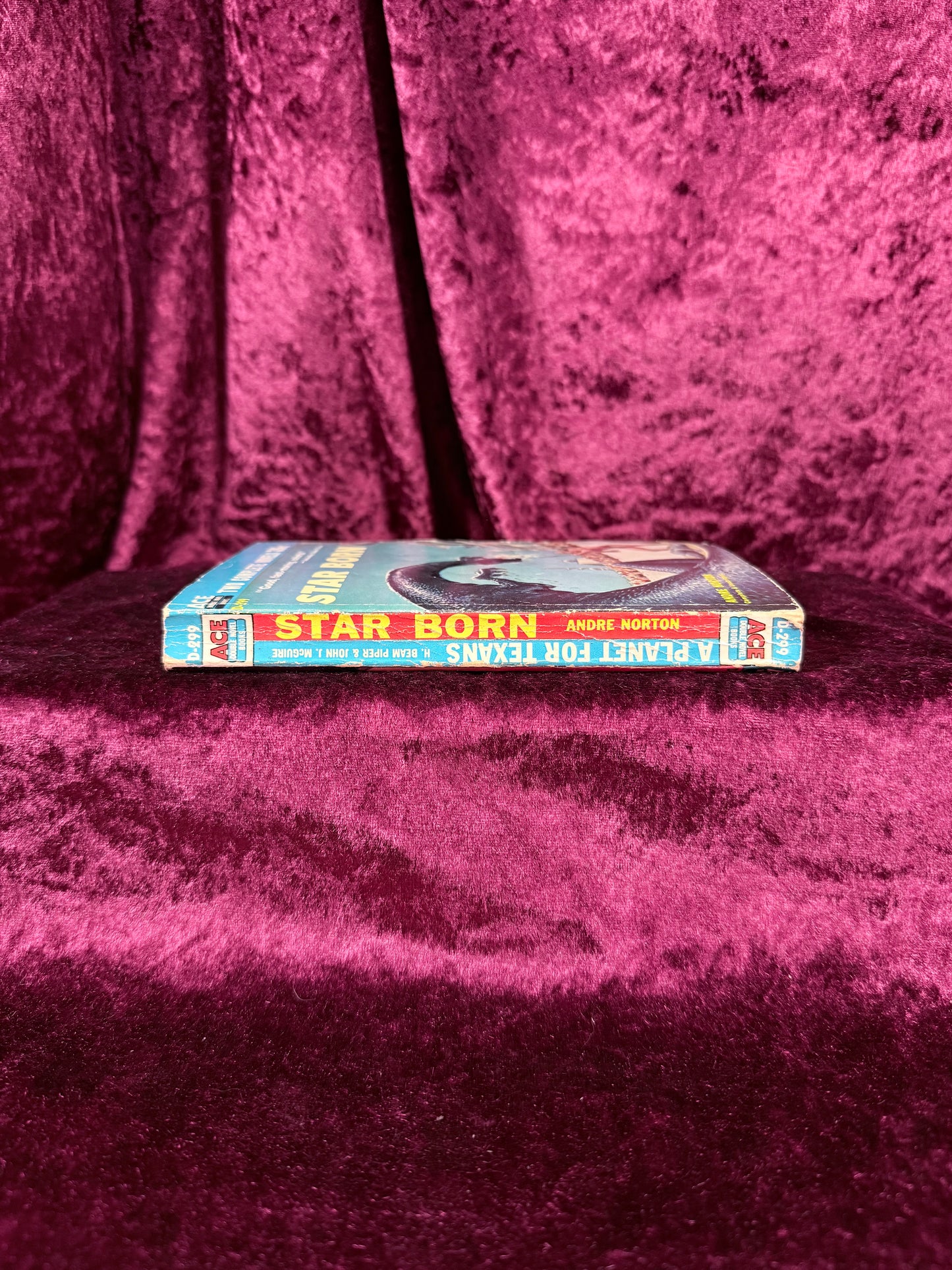Vintage Star Born by Andre Norton Ace Double Paperback 1958 First Ace Printing D-299